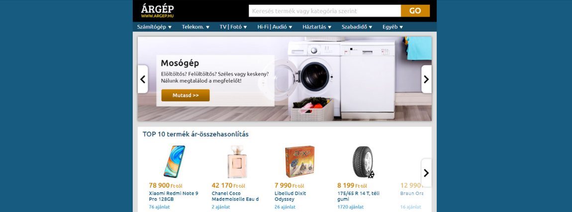 Árgép árösszehasonlító oldalak