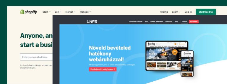 Shopify vagy Unas