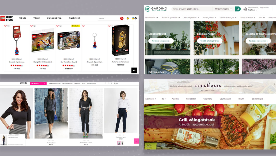 webáruház indítása