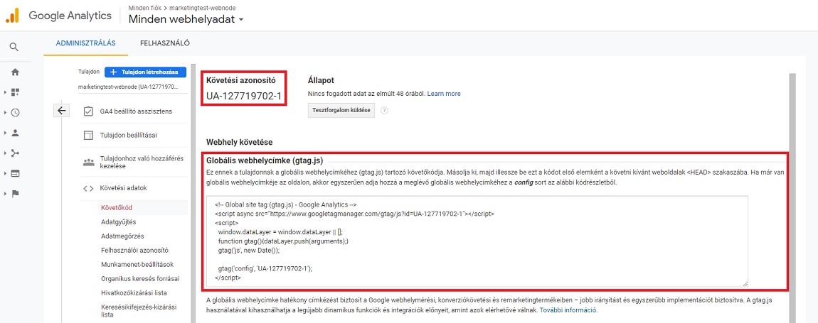 Globális webhelycímke