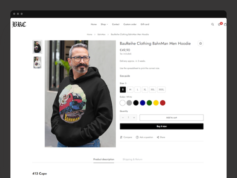 BauReihe Clothing termék