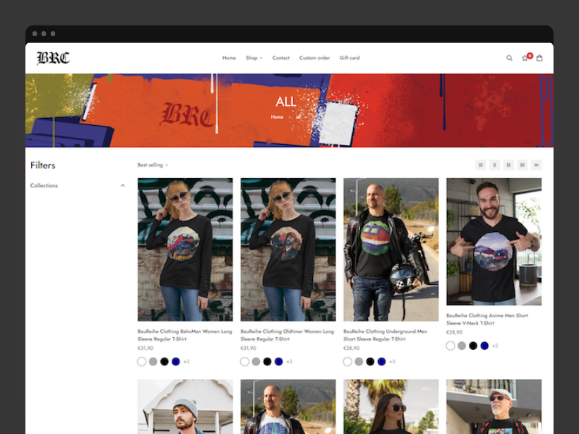 BauReihe Clothing collection