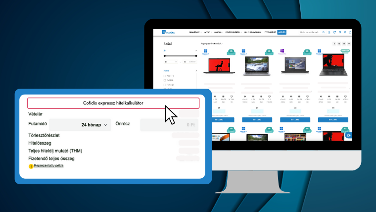 PC Aréna hitelkalkulátor
